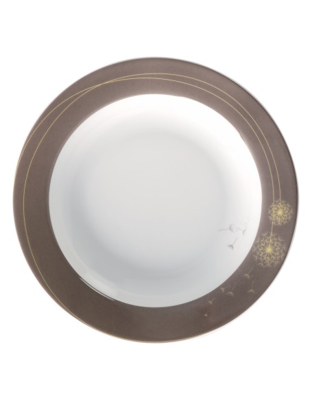 Plato hondo redondo blanco porcelana Ø 22