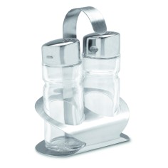 Set sal y pimienta transparente 8