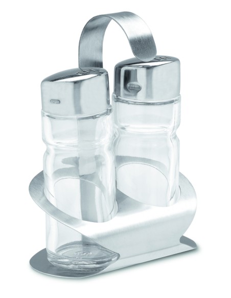 Set sal y pimienta transparente 8