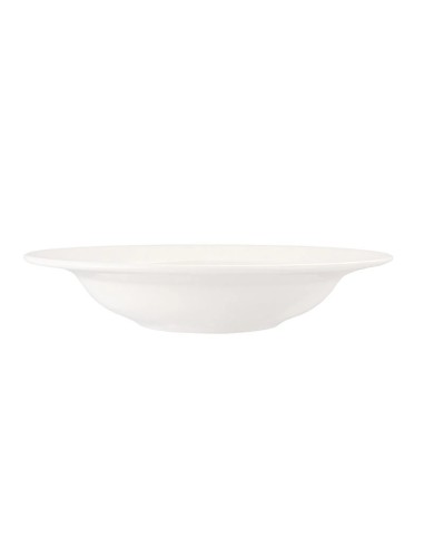 Plato Hondo Redondo Porcelana Blanco 31 Cm Soley Porland