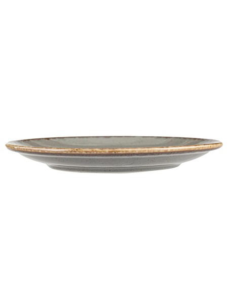 Plato Llano Coupe Redondo Porcelana Gris oscuro 28 Cm Seasons Porland