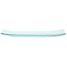 Fuente rectangular transparente vidrio 38 cm Bamboo Pro.mundi