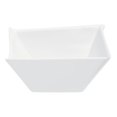 Cuenco cuadrado blanco porcelana 12