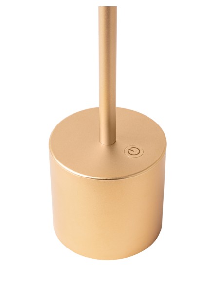 Lámpara LED oro 26 cm Swan 2 Pro.mundi