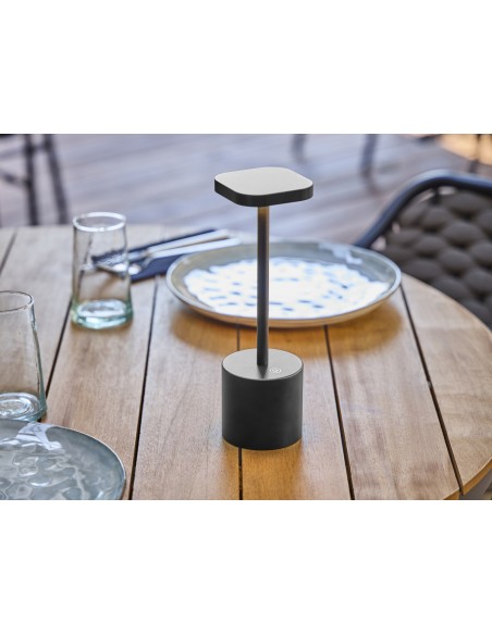 Lámpara LED negra 26 cm Swan 2 Pro.mundi