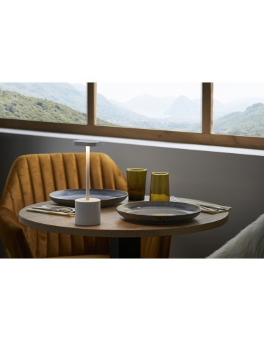 Lámpara LED blanca 8x26 cm Swan 2 Pro.mundi