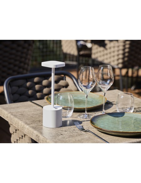 Lámpara LED blanca 8x26 cm Swan 2 Pro.mundi