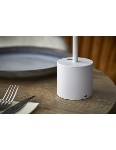 Lámpara LED blanca 8x26 cm Swan 2 Pro.mundi