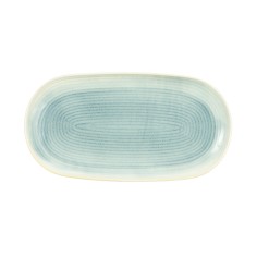 Plato de presentación ovalado marfil gres esmaltado 28 cm Pacific Pro.mundi