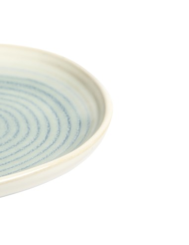 Plato de presentación oval marfil gres esmaltado 33,5 cm Pacific Pro.mundi