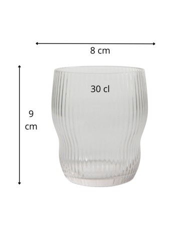 Vaso de vidrio 30 cl Soho Pro.mundi