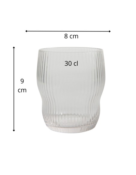 Vaso de vidrio 30 cl Soho Pro.mundi