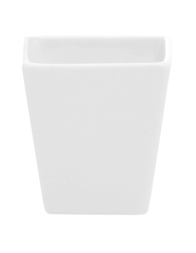 Plato de degustación oval blanco porcelana 5