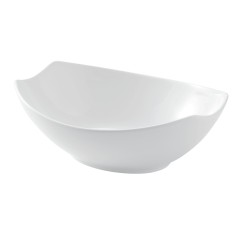 Ensaladera ovalada blanca porcelana 26 cm Matcha Pro.mundi