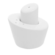 Set sal/pimienta blanco Ø 5 cm 7 cm Pro.mundi