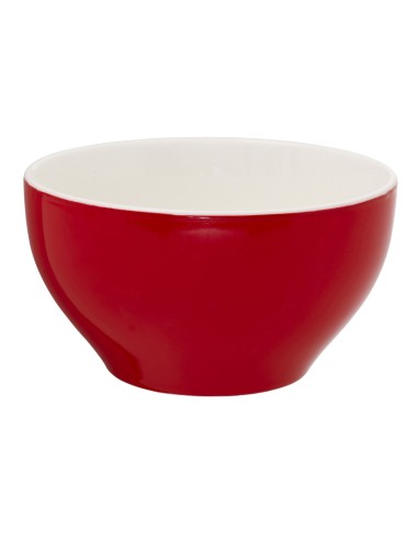 Bol redondo rojo porcelana 63 cl Ø 14 cm Emotions Pro.mundi