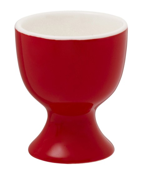 Huevera redonda roja porcelana Ø 5 cm Emotions Pro.mundi