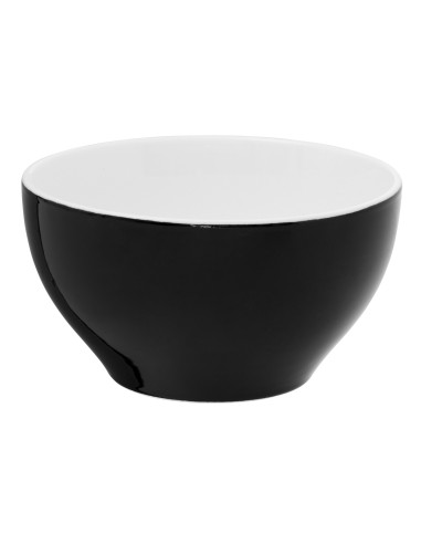 Bol redondo negro porcelana 63 cl Ø 14 cm Emotions Pro.mundi