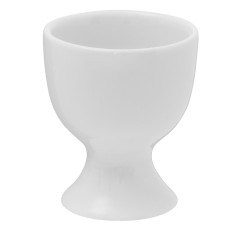 Huevera redonda blanca porcelana 6 cm Ø 5 cm Emotions Pro.mundi
