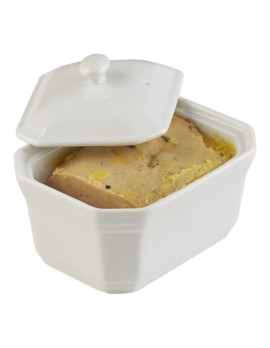 Terrina rectangular blanca porcelana 13x10 cm Bistronome Pro.mundi