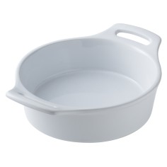 Plato redondo blanco porcelana Ø 18 cm Bistronome Pro.mundi