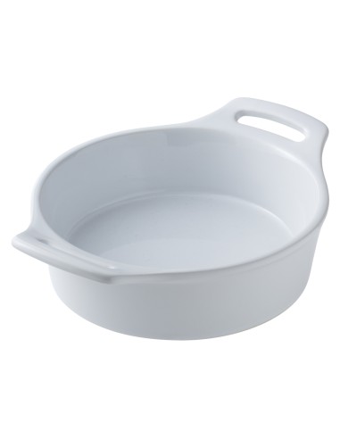 Plato redondo blanco porcelana Ø 18 cm Bistronome Pro.mundi