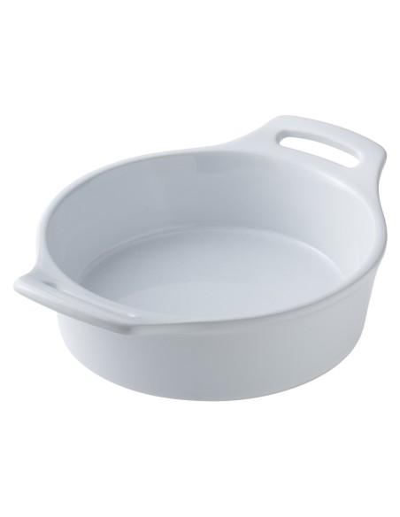 Plato redondo blanco porcelana Ø 18 cm Bistronome Pro.mundi