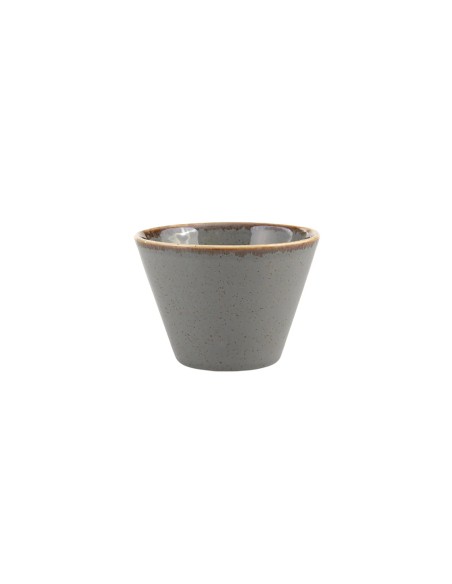 Bol Cónico Porcelana Gris Oscuro 11 cm Seasons Porland