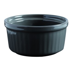 Ramequín redondo gris gres esmaltado Ø 8