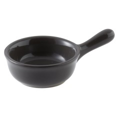 Mini cacerola redonda gris gres esmaltado Ø 6 cm Pro.mundi