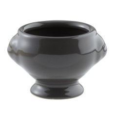 Mini sopera redonda gris gres esmaltado Ø 5