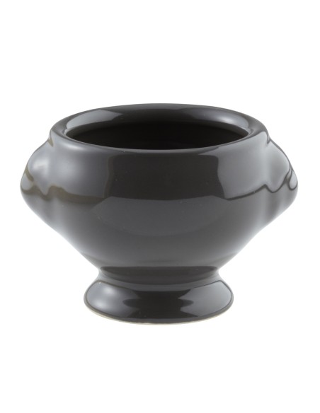 Mini sopera redonda gris gres esmaltado Ø 5