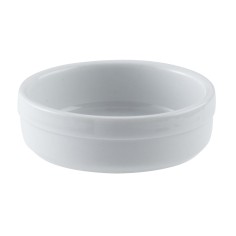 Plato catalán redondo blanco porcelana Ø 8 cm Cafett Pro.mundi