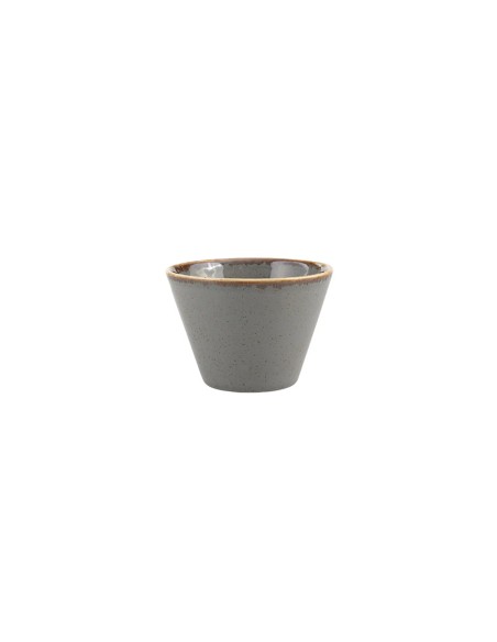 Bol Cónico Porcelana Gris Oscuro 6 cm Seasons Porland