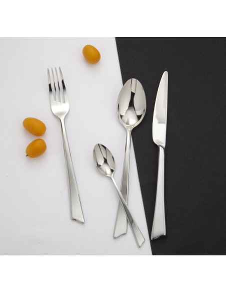 Tenedor de mesa inox 18/10 21,5 cm Wave Pro.mundi