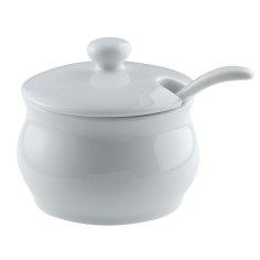 Mostacero solo redondo blanco porcelana 4