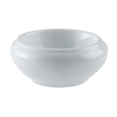 Mantequera redonda blanca porcelana 2