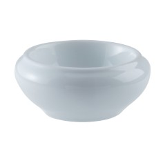 Mantequillera redonda blanca porcelana 3