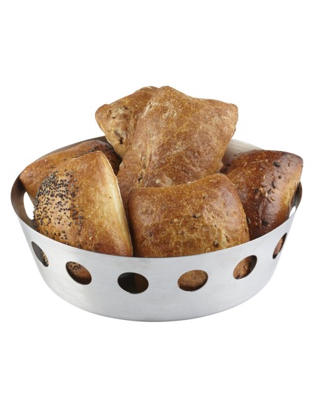 Cesta redonda inox Ø 17 cm 5 cm Hypinox Pro.mundi