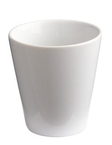 Vaso redondo blanco gres esmaltado 20 cl Ø 8