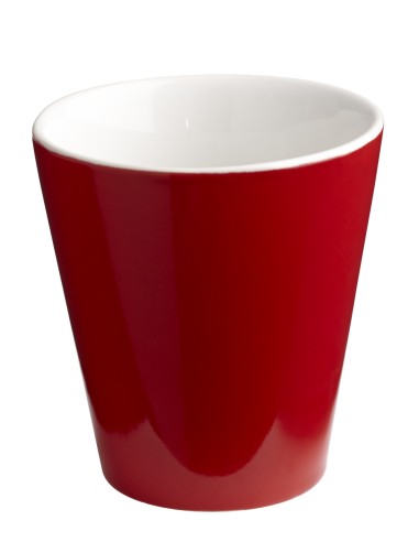 Vaso redondo rojo gres esmaltado 20 cl Ø 8