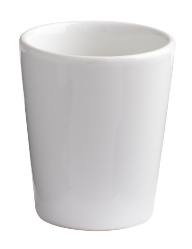 Vaso redondo blanco gres esmaltado 10 cl Ø 6 cm Prismo Pro.mundi