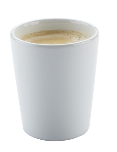 Vaso redondo blanco gres esmaltado 10 cl Ø 6 cm Prismo Pro.mundi