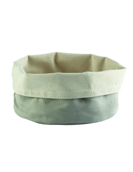 Cesta redonda beige algodón Ø 17 cm 8 cm Artiss Pro.mundi