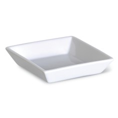 Cuenco cuadrado blanco porcelana 9 cm Edina Pro.mundi
