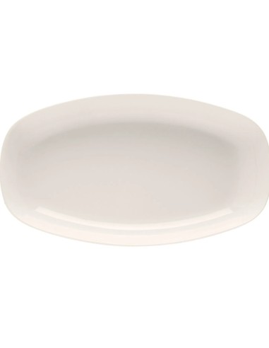 Fuente Oval Porcelana Blanco 33 Cm Soley Porland
