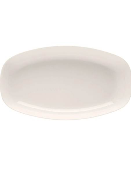 Fuente Oval Porcelana Blanco 33 Cm Soley Porland