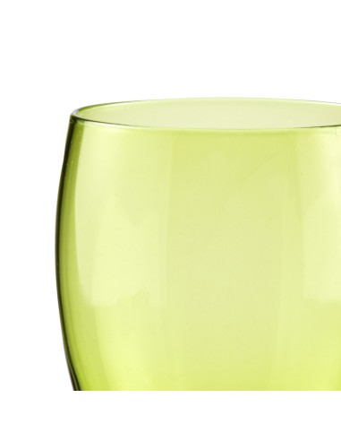 Vaso forma baja verde vidrio 30 cl Baya Pro.mundi