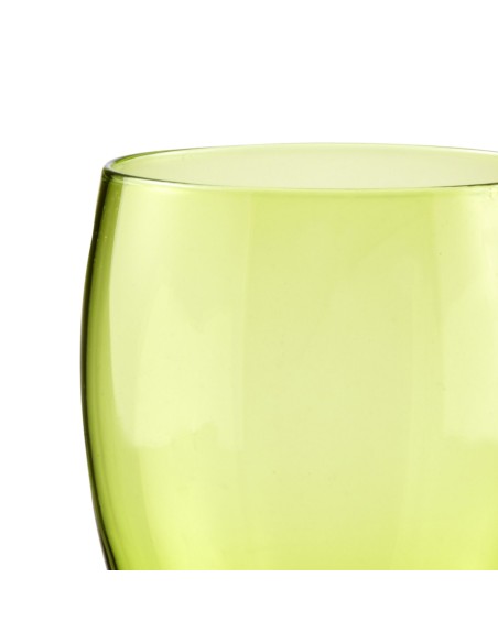 Vaso forma baja verde vidrio 30 cl Baya Pro.mundi