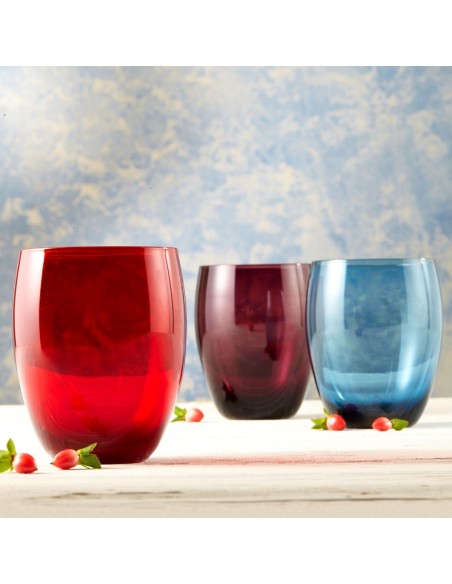 Vaso forma baja verde vidrio 30 cl Baya Pro.mundi